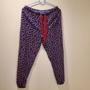 Nautica Christmas Candy Cains women pajama pants size M